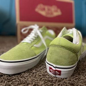 Lime green Off The Wall Vans in size 10 in Men